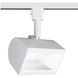 LED3020 1 Light 120 VAC White Wall Wash Track Head Ceiling Light in 2700K, J Track