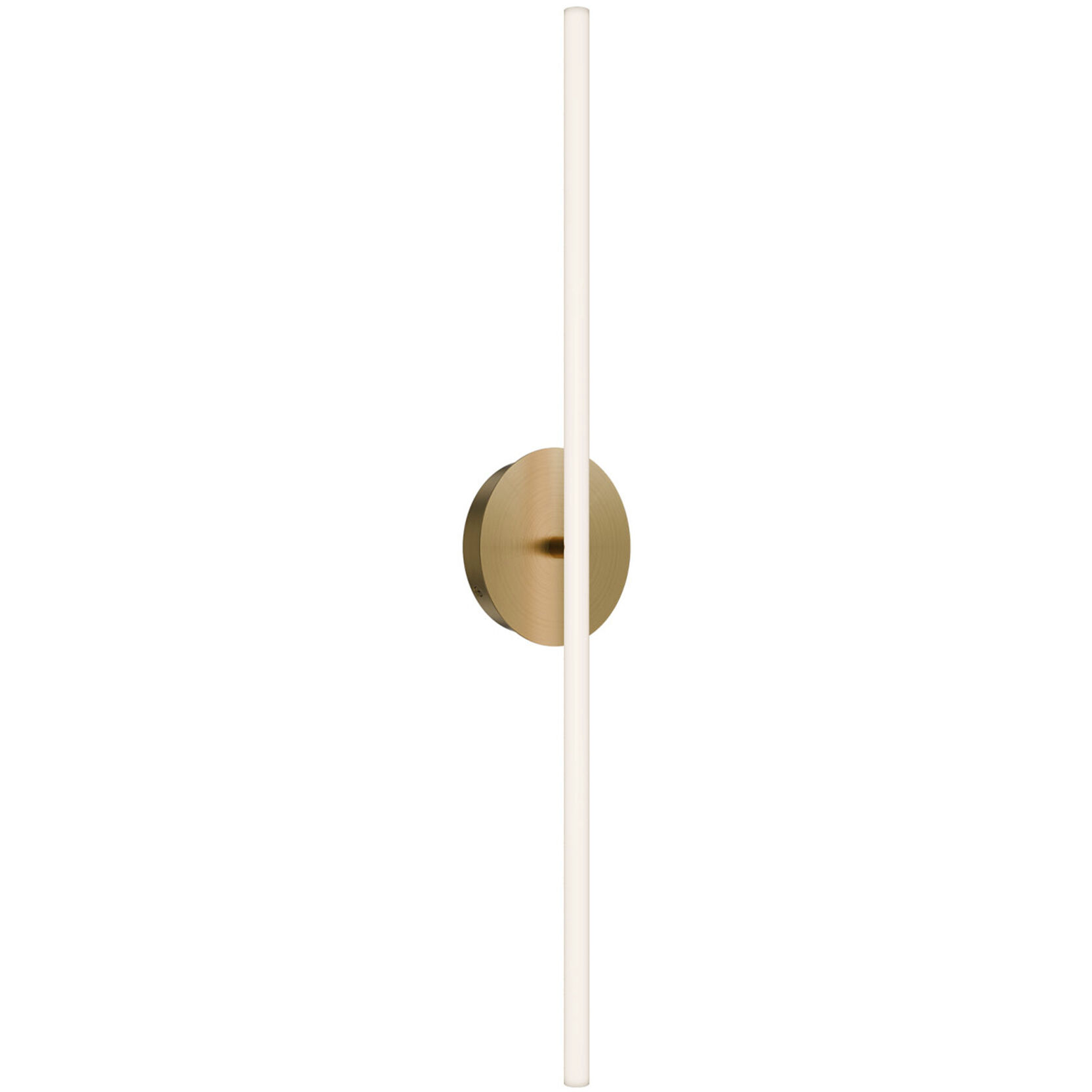 Lanky Wall Sconce Wall Light in 3500K, Aged Brass, dweLED