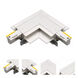 Recessed L Connecter 277 White Track Accessory Ceiling Light