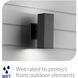 Cubix LED 9.42 inch Black Outdoor Wall Light