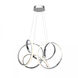 Vornado LED 27.25 inch Chrome Pendant Ceiling Light, dweLED