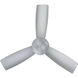 Orb 44 inch Matte Black Flush Mount Ceiling Fans, Smart Fan