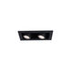 Silo Multiples LED Black Black Multiple Recessed Trim in 3000K, Black/Black
