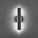 Bastone LED 18.03 inch Black Outdoor Wall Light in 2700K, dweLED