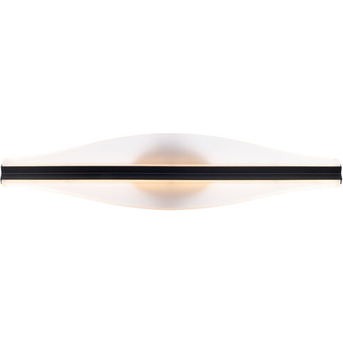 Vera LED 27 inch Black Bath Vanity & Wall Light, dweLED