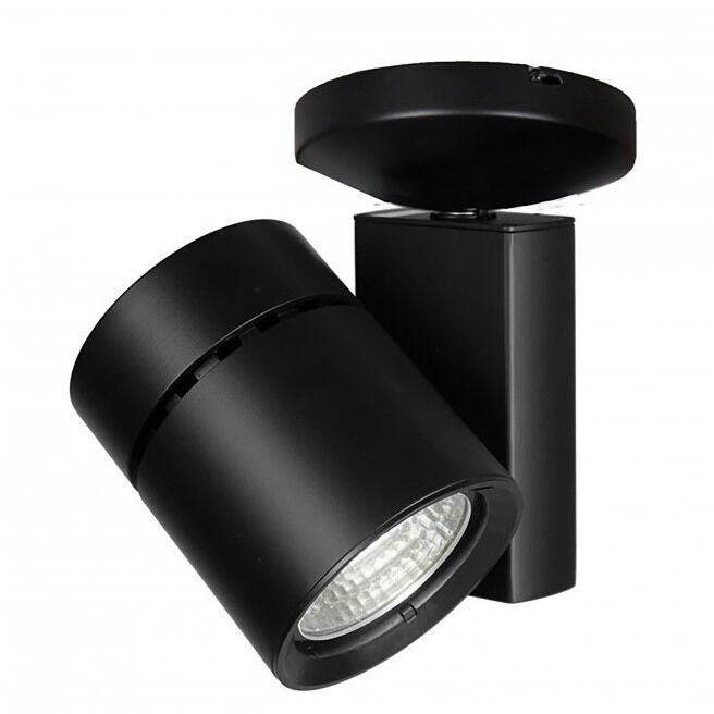 Exterminator II LED 4.5 inch Black Flush Mount Ceiling Light in 85, 2700K, Monopoint