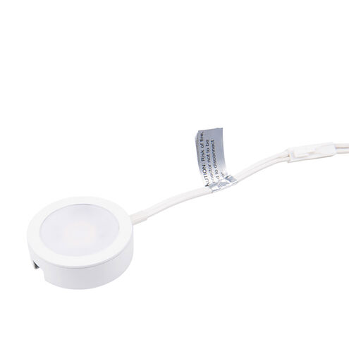 Line Voltage Puck Light LED White Button Light