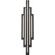 Nouveau 5 Light 5 inch Black Wall Sconce Wall Light in 3500K