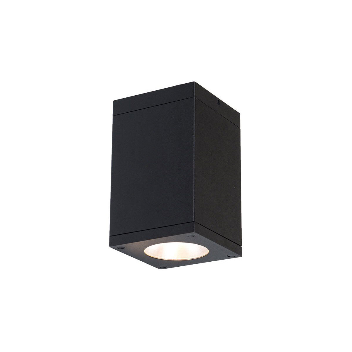 Cube Arch LED 4.5 inch Black Flush Ceiling Light in Spot, 85, 3500K