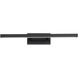 Parallax LED 18 inch Black Bath Vanity & Wall Light in 3500K, dweLED