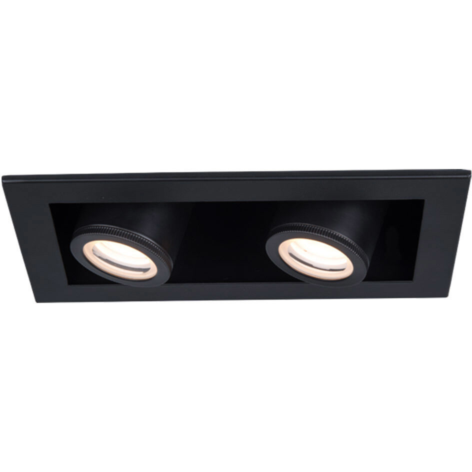 Silo Multiples LED Black Black Multiple Recessed Trim in 3000K, Black/Black