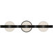 Ellaria LED 25 inch Black Bath Vanity & Wall Light, dweLED