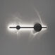 Clocker LED 3.5 inch Black ADA Wall Sconce Wall Light, dweLED