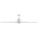 Mocha XL 66 inch Matte White Downrod Ceiling Fans, Smart Fan
