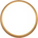York LED 12 inch Aged Brass Flush Mount Ceiling Light, dweLED