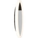 Dial LED 1.5 inch Black Chrome ADA Wall Sconce Wall Light in Black/Chrome, dweLED