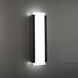 Fiction LED 14.13 inch Black Outdoor Wall Light, dweLED