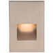 Tyler 120 3.8 watt Brushed Nickel Step and Wall Lighting in 2700K, WAC Lighting