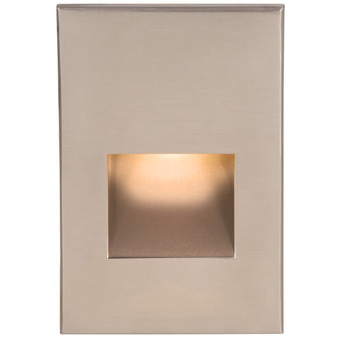 Tyler 120 3.8 watt Brushed Nickel Step and Wall Lighting in 2700K, WAC Lighting