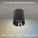 Zoron LED 3.63 inch Black Outdoor Ceiling Lighting