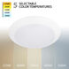 Disc LED 9.18 inch White Flush Mount Ceiling Light