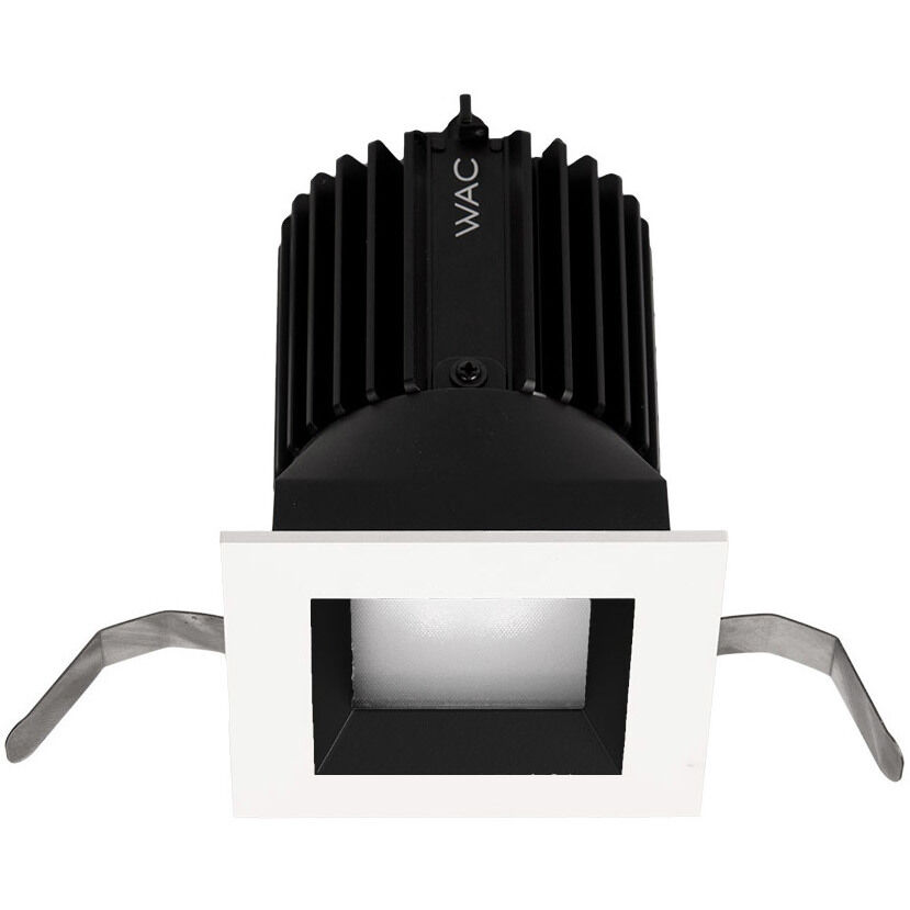 Volta LED B/Wt Recessed Lighting in Flood, 85, 2700K, Black/White
