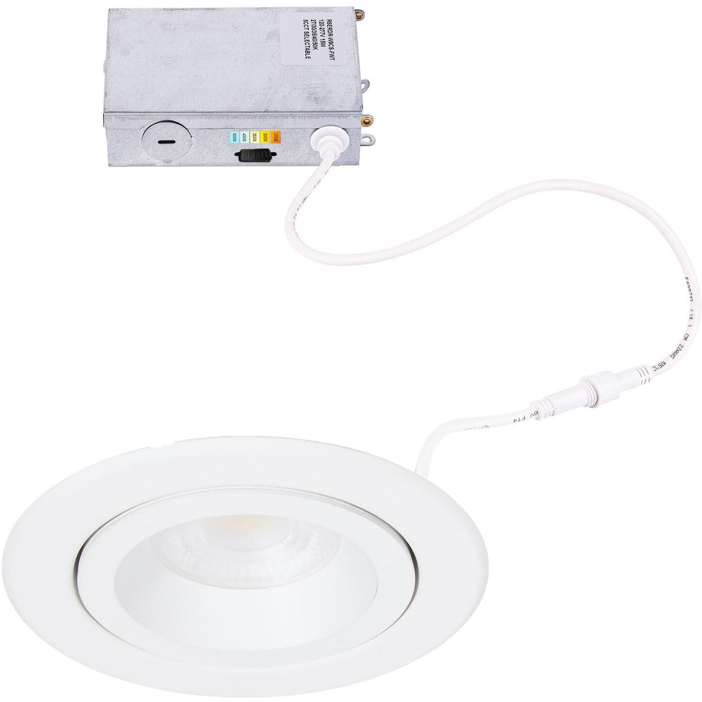 Lotos LED White Complete Kit Recessed Lighting
