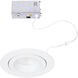 Lotos LED White Complete Kit Recessed Lighting