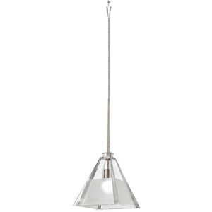 Cosmopolitan 1 Light 5 inch Brushed Nickel Pendant Ceiling Light in Quick Connect