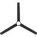 Novelle 52 inch Matte Black Downrod Ceiling Fan