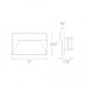 Tyler 12 2 watt Bronze Step and Wall Lighting in Amber, WAC Landscape