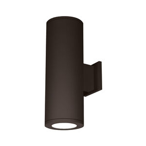 Tube Arch LED 6.38 inch Bronze Sconce Wall Light in 3000K