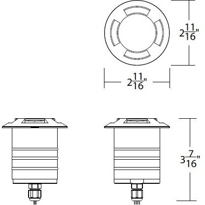 Colorscaping 12 5.00 watt Stainless Steel Path Lighting, Colorscaping