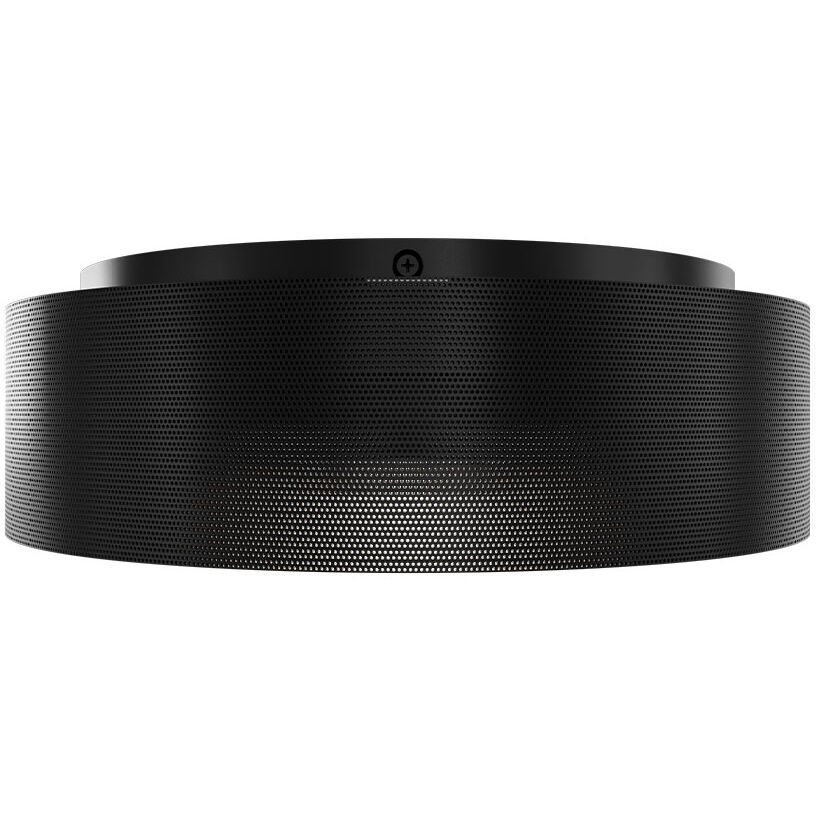 Grille LED 12 inch Black Flush Mount Ceiling Light in 3500K, dweLED