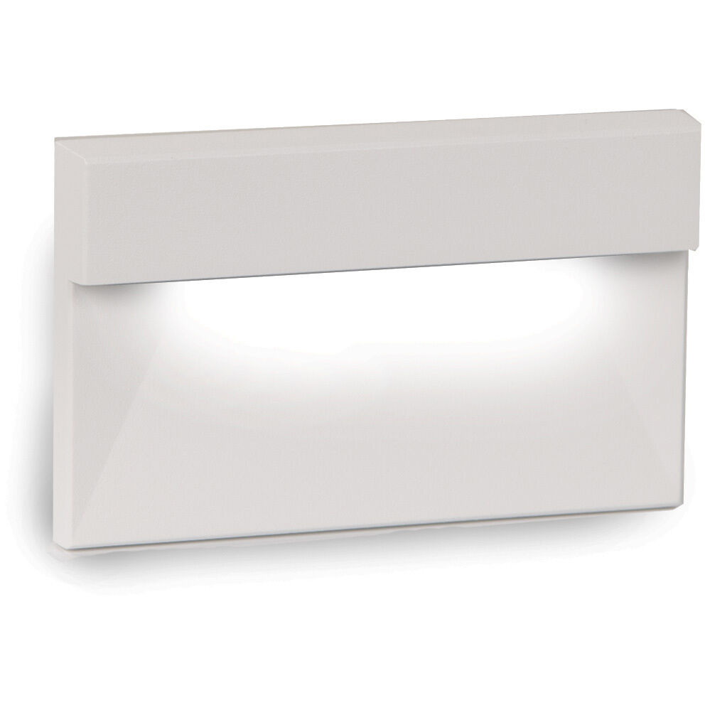 Tyler 12 2 watt White Step and Wall Lighting in 2700K, WAC Landscape