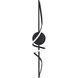 Corkscrew LED 33.88 inch Black Bath Vanity & Wall Light in 2700K, dweLED