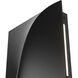 Double Diamond LED 1.75 inch Black ADA Wall Sconce Wall Light, dweLED