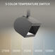 Ocularc 1 Light 120 Black J Track Fixture Ceiling Light in 2700-3000-3500-4000-5000K