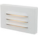WAC 12V Surface Mounted Step Light LED 5 inch White ADA Step and Wall Light in 3000K Warm White LED, WAC Landscape