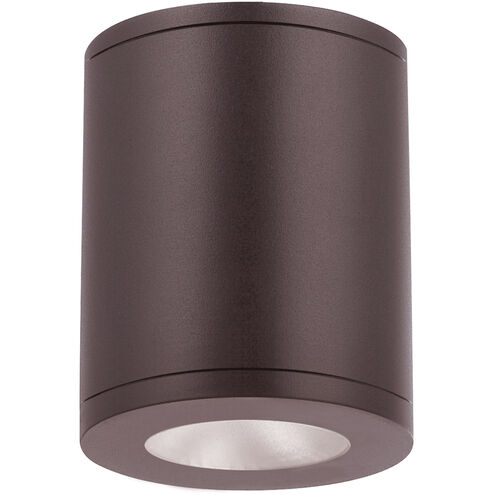 Tube Arch LED 7.88 inch Bronze Outdoor Flush in Spot, 85, 3000K