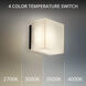 Moxee LED 3.88 inch Black ADA Wall Sconce Wall Light, dweLED