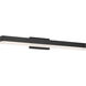 Styx LED 25 inch Black Bath Vanity & Wall Light, dweLED