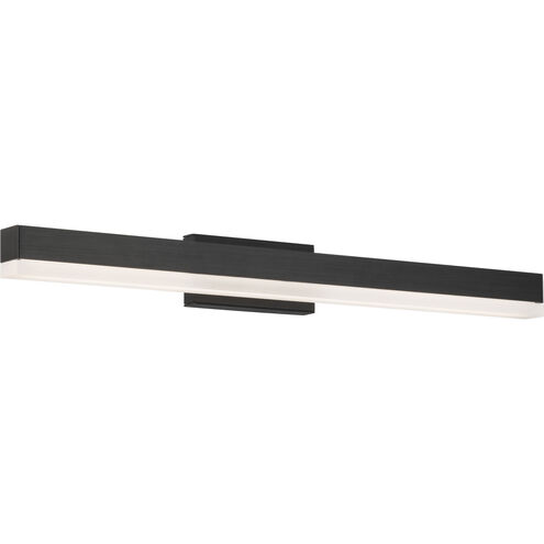 Styx LED 25 inch Black Bath Vanity & Wall Light, dweLED