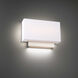 Maven Wall Sconce Wall Light in Brushed Nickel, dweLED
