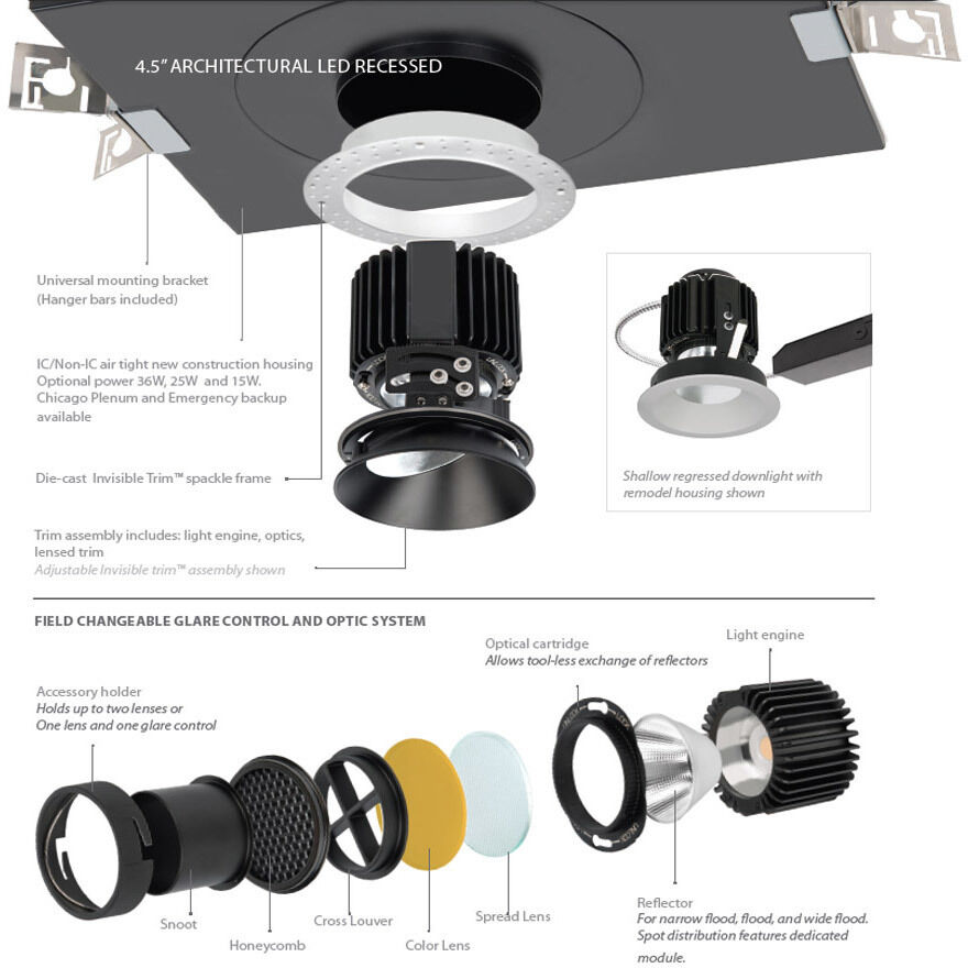 Volta LED Aluminum Recessed Lighting