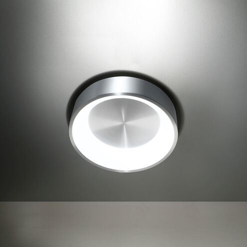 Corso LED 18 inch Brushed Aluminum Flush Mount Ceiling Light, dweLED