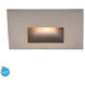 LEDme Step and Wall Lights 277 3.9 watt Brushed Nickel Step Light in White, LED, 17.62 inch