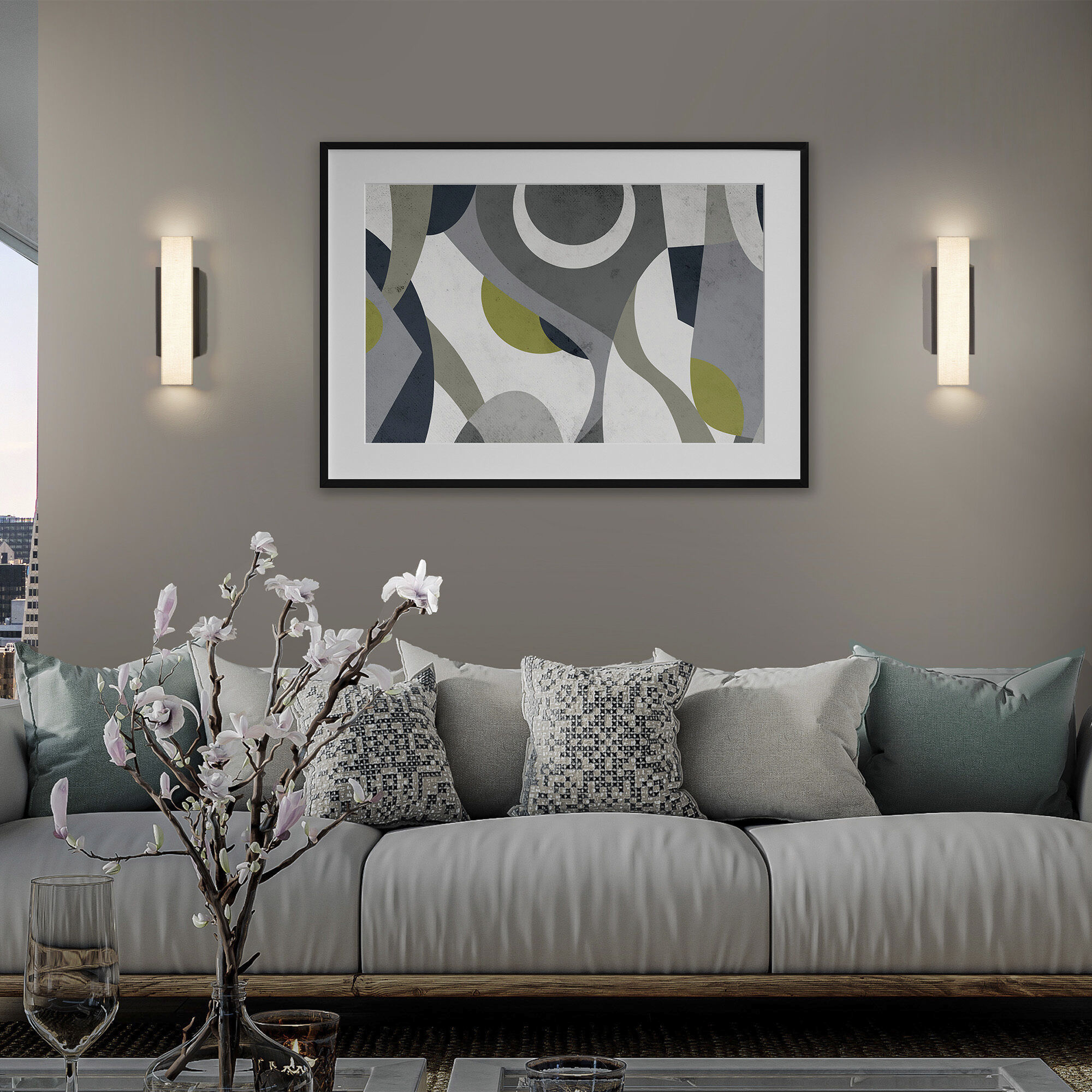 Volga Wall Sconce Wall Light in 3000K, dweLED