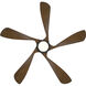 Swirl 5 54 inch Matte Black Distressed Koa with Distressed Koa Blades Downrod Ceiling Fan
