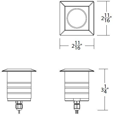 Colorscaping 12 4.50 watt Stainless Steel Path Lighting, Colorscaping